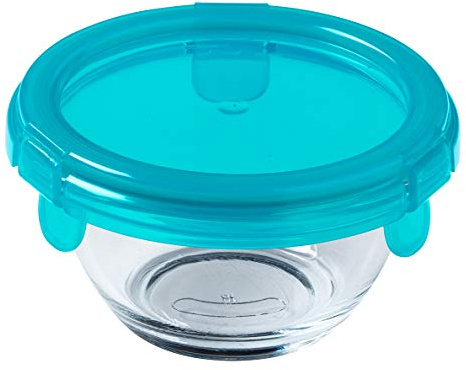 Pyrex - My first - Boîte de Stockage Ronde en Verre pour Bébé 0.20 L