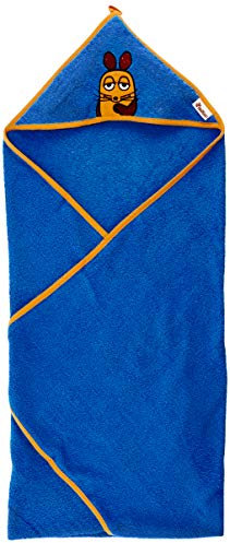Playshoes Unisex Kinder Frottee-Kapuzentuch die Maus 340040, 11 - Marine, 100x100cm