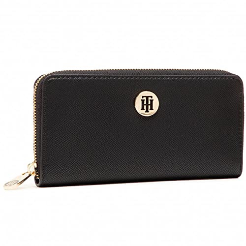 Tommy Hilfiger Damen Honey Accessory-Travel Wallet, Black, One Size