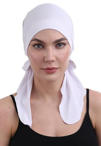 Deresina vorgebundenes Chemo-Bandana für Frauen – Weicher Bambusturban & Kopftuch bei Haarausfall & Alopezie – Atmungsaktive Kopfbedeckung