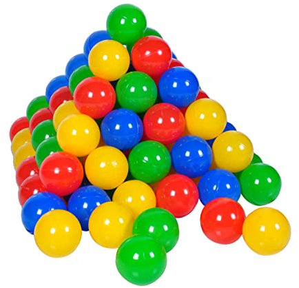 Knorrtoys 56889 - Bälleset ca. Ø7 cm - 100 Balls/Colorful, bunt