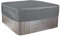 Universal Thermal Hot Tub Cover,Waterproof Square Hot Tub Cover, Large Square Outdoor Spa Cover, Waterproof, UV Resistant,Grey (220 * 220 * 25 cm)
