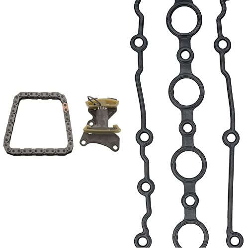 febi bilstein 45006 Steuerkettensatz für Nockenwelle, 1 Stück & 33540 Ventildeckeldichtung, 1 Stück