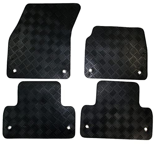 Gummi-Automatten-Set kompatibel/Ersatz für Hyundai i10 (MK 1) (Baujahr 2009-2014) maßgeschneiderte Matten, strapazierfähig, wasserdicht, rutschfest