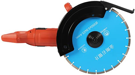 220V 3000W Electric Circular Saw, Steel Stone Wood Cutting Machine Cutter with Saw Blade, Adjustable Depth, Rotatable Handle, Ideal for Cutting Tiles, Marble, Wood, Stone and Cement