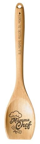Idea de regalo para el día de la madre original – Cuchara de madera de cocina Mamá Chef – Ideas de regalos para la madre originales – Ideas de regalo de cumpleaños Gadget útil para la cocina