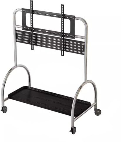 Staffa TV Supporto TV Mobile Universale Da 60-100 Pollici Con Supporto TV Da Pavimento Con Carrello Con Freno Supporto per televisore(B)