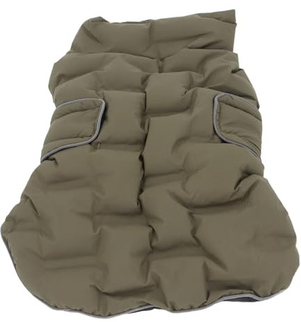 Hunde-Winterjacke, Großer Hund, Warm, Winddicht, Wasserabweisend, Winterjacke, Robuste Reflektierende Streifen-Haustierkleidung für Regnerische und Verschneite Bedingungen (XL)