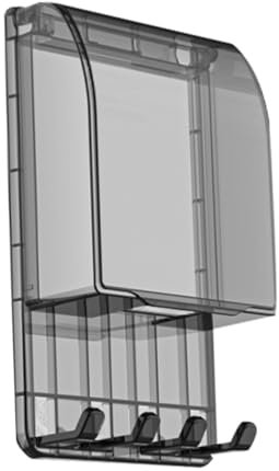 IMIKEYA Copertura per Prese Elettriche con Gancio Adesivo Scatola Protettiva da Bagno Tipo Design Salvaspazio Facile Installazione Senza Forature