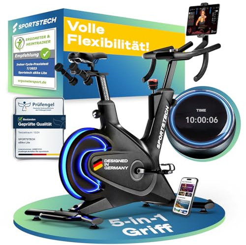 Sportstech, Speedbike Indoor Cycling Bike + Sportstech Live App sBike Lite