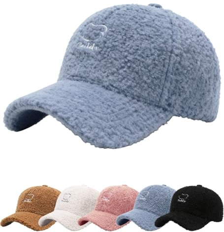 Cozyan Berretto da Baseball Invernale Uomo Cappello Invernale Uomo con Fodera Cappellino Autunno Unisex Winter Baseball cap Cappello Invernali Cappellino in Poliestere Cappellini
