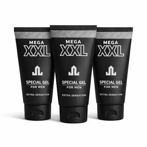 MEGA XXL Penis Gel – 50 ml crema per l'ingrandimento del pene – allungare e rendere il pene più spesso – per una maggiore lunghezza, circonferenza e stabilità – Cura intima efficace per gli uomini (3)