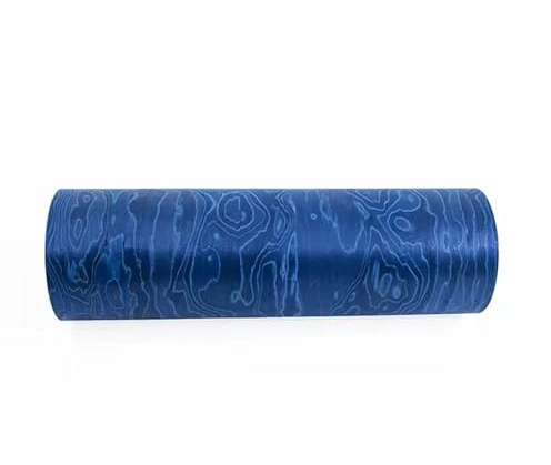Chapa de madera de raíz reconstituida azul de 55 x 250 cm, restauración de muebles y tableros de mesa, rollo de láminas grandes de chapa de madera de ingeniería