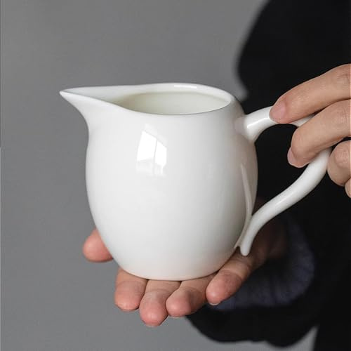 LEEDJUINE Service à thé Kungfu en porcelaine blanche de 320 ml