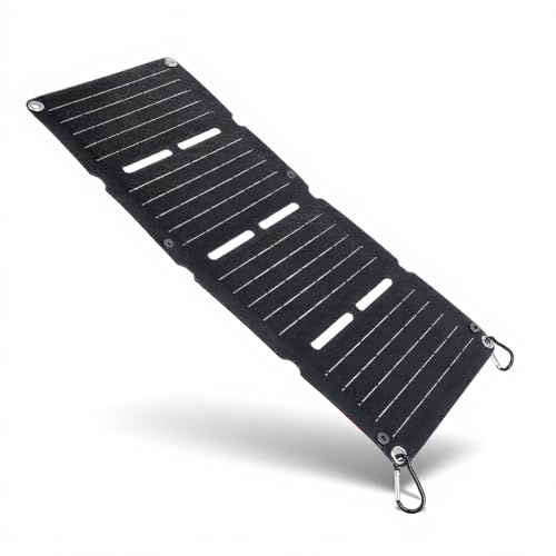 FAUOSWUK Foldable Solar Panels, 40W Portable Solar Charger Monocrystalline Silicon Fast Charging with Dual USB Output and 1 Type C, for Outdoor Travel Camping