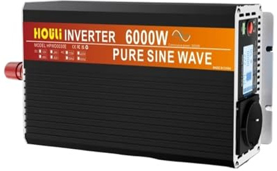 Transformateur Onduleur 24 V 220 V Wave Prise Européenne 6000 W 5000 W 4000 W 3000 W Transformateur 220 A Convertisseur USB(12V,6000W)