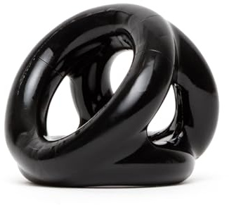 Lovehoney Stretchy Triple Cock Ring & Ball Sling Male Sex Toy | Flexible Penis Ring Enhancer for Shaft and Balls | Adult Toy for Couples Pleasure | Harder Erection Support & Long-Lasting Sensations
