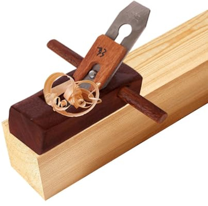 Pialla per legno manuale | Piallatrice manuale in mogano Strumento di piallatura manuale accurato multifunzione | Piallatrice in legno per materiali per falegnameria per levigare la superficie