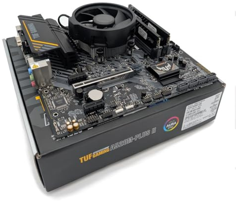 Ryzen 7 5700G 3.8Ghz (Turbo 4.6Ghz) 8 Core 16 Thread CPU with Radeon Vega Graphics, TUF GAMING A520M-PLUS II Motherboard & 32GB 3000Mhz DDR4 RAM Pre-Built Bundle