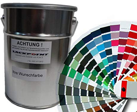 Lackpoint 0,5 Liter Spritzfertigen Basislack Autolack in Wunschfarbe Trendlacke