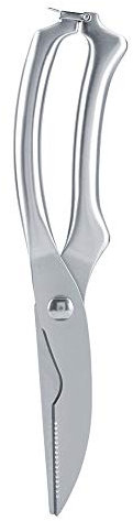 Professional Stainless Steel Poultry Scissors, Multifunctional Shears for Cutting Meat and Bones Quickly, Safety Lock Design, Sturdy and Durable, Unique Design, Perfect for Any Meat