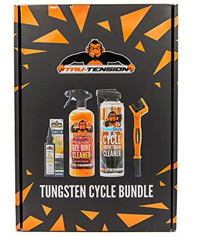 Tru-Tension | Tungsten Cycle Bundle | Schmiermittel für Straßenräder, Mountainbikes, Rennräder und E-Bikes