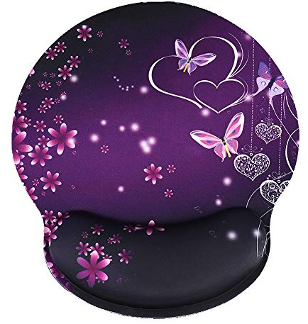 AOKSUNOVA Ergonomisches Mauspad Mousepad mit Handauflage Mouse Pad | Ergonomisches Mauspad mit Memory Schaum Handauflage,Komfortable Handgelenkstütze,Rutschfeste Basis für Büro und Gaming