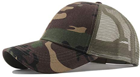RUICHENG Sommer Camouflage Mesh Cap Basecap Herren Outdoor Sport Jagd Baseball Kappe Trucker Cap