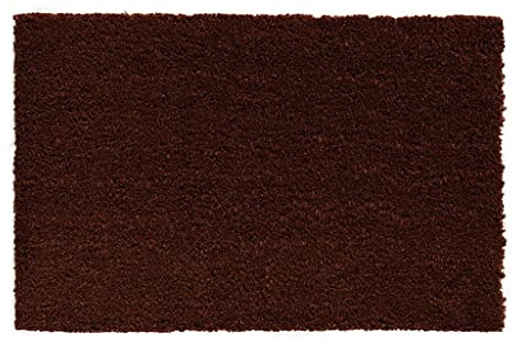 HPFloor Kokosmatte 60x40x1,7 cm I Fußmatte aus robusten Kokos-Fasern I Fußabstreifer für Haustür & Eingangsbereich I 1,7cm hohe Schmutzfangmatte I Türmatte pflegeleicht I Fussmatte in Braun