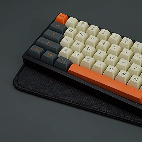 Tastatur Matte, rutschfeste Gummi Handballenauflage 6mm Dickes Pad Für 60% 65% 75% 87&TKL Benutzerdefinierte Mechanische Gaming Tastatur (Color : Pink, Size : 65%)