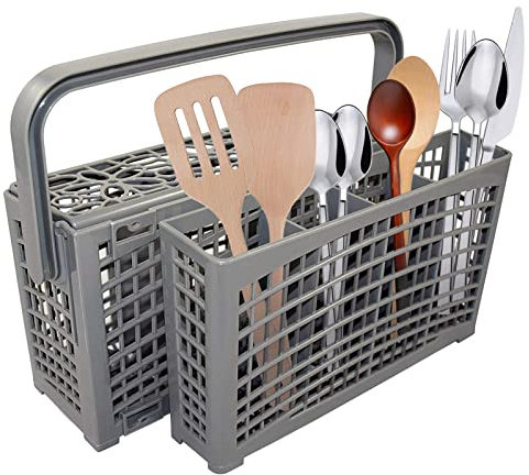 JOEBO Universal Dishwasher Cutlery Basket Dishwasher Cage Parts Plastic Replacement Cutlery Holder Utensils Fits for Dishwasher Universal Knife, Fork and Chopsticks/837