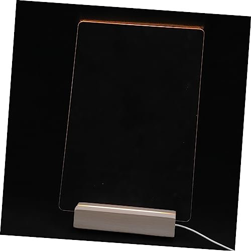 MAGICLULU 1satz Acryl Memo Board Wiederbeschreibbares Notizbrett Mit Beleuchtung Praktisches Und Stilvolles Nachrichtentafel Für Büro Und Zuhause Einfach Zu Reinigen Nutzen Für Kreative