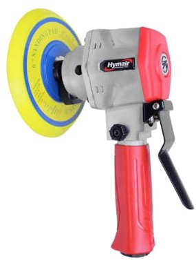 Lijadora Pulidora Neumática Hymair Roto Orbital Monster - Herramienta Profesional para Metales, Maderas y Pulidos (plato no incluido)