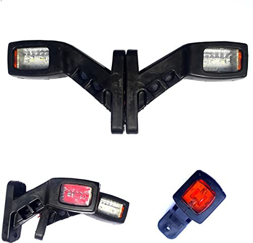 Formplas 2stk. LED Positionsleuchten Begrenzungsleuchten Anhänger LKW PKW 12V 24V E-Prüf