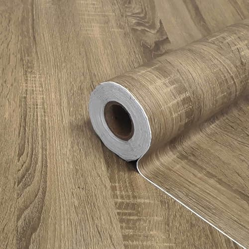Dimex Laminierte Selbstklebende Möbelfolie – Extra dicke PVC Marmor- & Holzoptik Klebefolie für Küchenmöbel, Türen, Tische & Regale – Kratzfeste dekorative Innenraumverkleidung – 90 cm × 210 cm