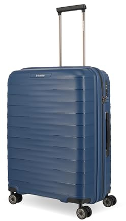 Travelite Koffer MOOBY Größe M, 66 cm, 73-80 Liter, mittelgroß, erweiterbar | kratzfester Hartschalenkoffer aus robustem Material, Reisekoffer mit 4 Doppelrollen, Dehnfalte & TSA Schloss, viel Stauraum