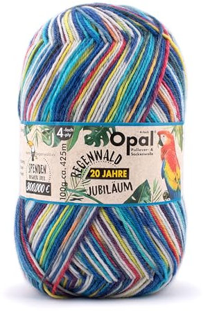 OPAL 4-fach 100g Regenwald 20 Jahre Jubiläum 1206 - Papagei