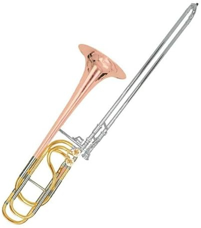 Posaunen Musikinstrumente Hochwertige Bassposaune aus Goldmessing in B/F/Eb/D-Tonart