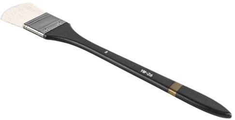 ZONADAH Pennello per pittura acrilico, larghezza 4 cm, pennello piatto per artisti, capelli di nylon, acquerello, per principianti artisti, acquerello