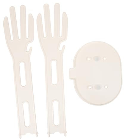 KITANDOVE Kitchen Glove Holder Detachable Cup Base Multifunctional Dish Towel Drying Organizer for Kitchen Sink Sturdy Drying Rack for Gloves and Rags Easy to Assemble Elevated Drainage