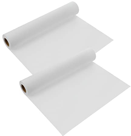 SEWOART 2rollen Malpapierrolle Weißes Zeichenpapier Für Staffelei Poster Geschenkpapier Diy Projekt Bastelpapier Acryl Ölfarben Kreide