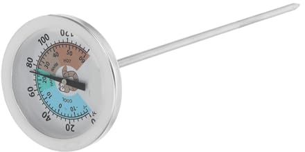 UPKOCH Thermomètre Inoxydable pour Jardinage Extérieur Mesure Précise de Température Compost et Sol Compact et Portable pour Plantes