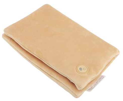 ZASCHMOY Elektrisches Handwärmer mit Schnellem Heizung und 3 Temperaturmodi - Faltbare Samt Erhitzte Handwärmerbeutel in Grau für Kaltes Wetterkomfort (Beige)