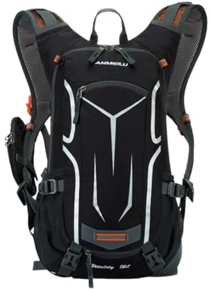 DIRBAK 18L Motorrad -Rucksack für Männer - langlebiger Fahrrad -Rucksack mit geräumigem Design, ideal für Motorradfahrer und Fahrradbegeisterte (Red)