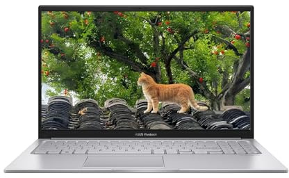 ASUS Vivobook - Computer portatile da 15,6, display IPS FHD (1920 x 1080), Intel i5-120U, Deca-Core, RAM DDR4 da 16 GB, SSD PCIe da 512 GB, Bluetooth 5.2, HDMI, argento freddo, Windows 11 Home