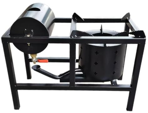 Bruciatore del forno di riscaldamento dell'olio residuo con il ventilatore - Stufa ad olio fattoria efficiente per le applicazioni di cottura e riscaldamento
