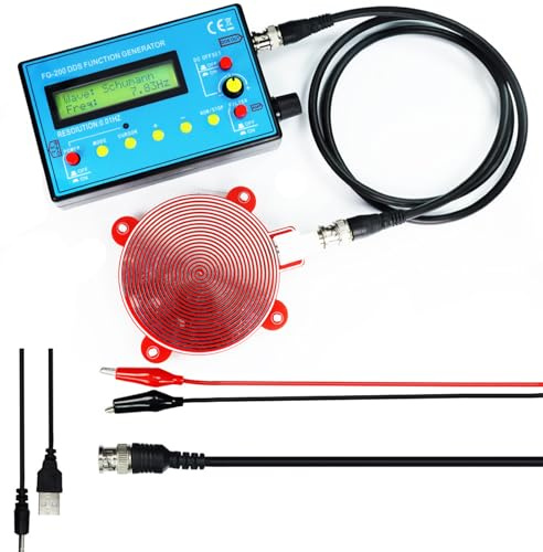 Tmboryuu Generatore frequenza ABS Portatile per Uso in Laboratorio con Onde da 7, 83 Hz e generatore Onde con Uscita da 500 KHz