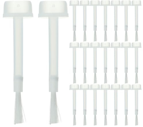 Alasum Pinceles para Esmalte de Uñas Blancos Herramienta de Manicura Práctica y Repuesto de Nylon 200 para Decoración y Cuidado de Uñas