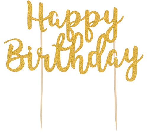 Mason Cash Happy Birthday Cake Topper – Reusable Acrylic Cake Decoration | Fun Cake Sign for Birthdays | Easy to Use, No DIY Needed | Perfect for Kids, Girls, Boys & Adults