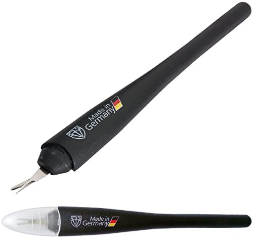 DREI SCHWERTER - Nagelhautmesser Nagelhautentferner mit V-Klinge (1 Stück) - Markenqualität - Made in Germany